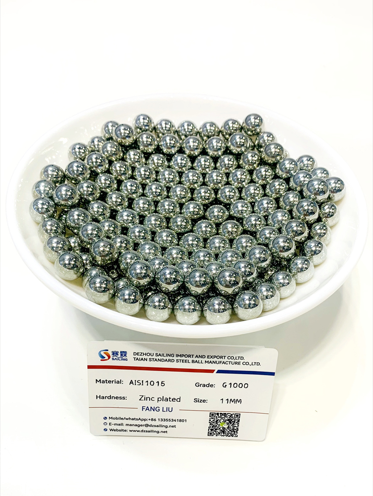 ZINC PLATED STEEL BALL